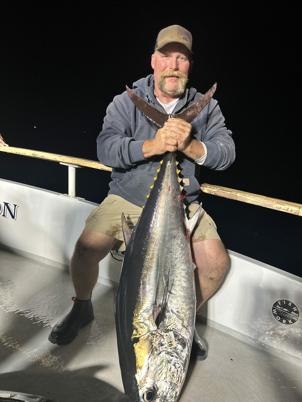 Trophy catch aboard the Poseidon
